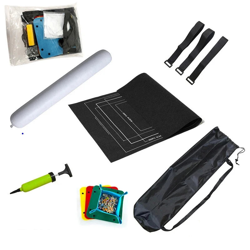 Professional Puzzle Roll Mat,Puzzles with Accessories and Portable Travel Storage Bag.